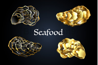 Golden oysters