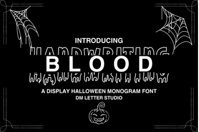 Handwriting Blood Monogram
