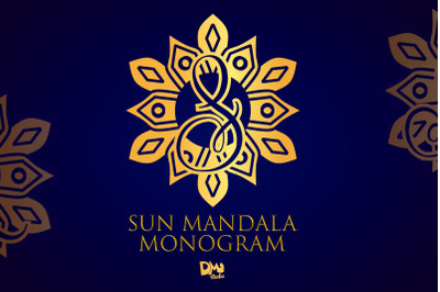 Sun Mandala Monogram