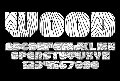 Wood Font