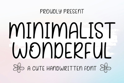 Minimalist Wonderful