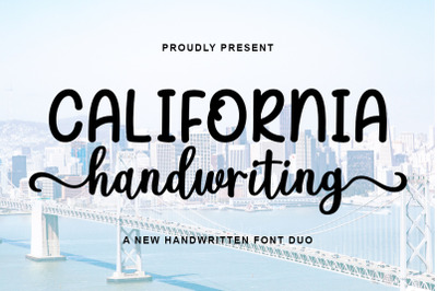 California Handwriting Font Duo