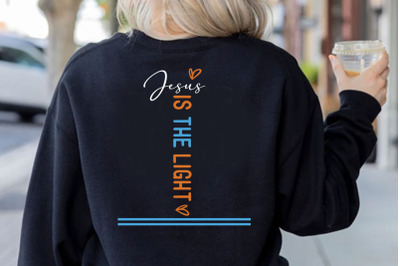 Jesus is the Light T-Shirt Design