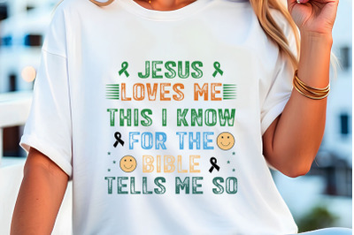 Jesus Loves Me T-Shirt Design