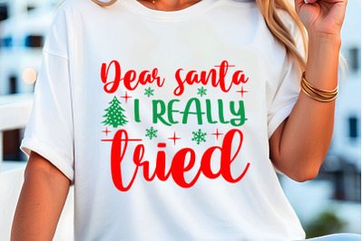 dear santa i really tried