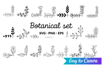 Botanical Corners Clipart