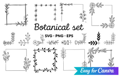 Botanical Corners &amp; Frames
