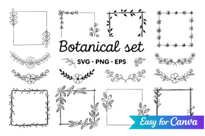 Floral Frames &amp; Dividers