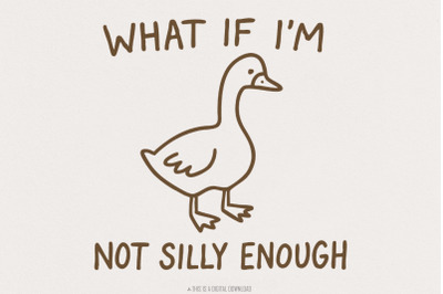 Silly Goose T-Shirt PNG, Funny Goose Meme Shirt, Unisex Men Women Gift