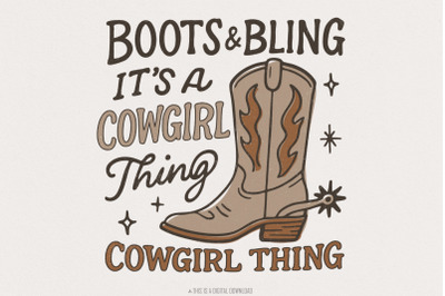 Cowgirl png, Western PNG, Tumbler, Cowgirl Saying png, Boots on the Gr