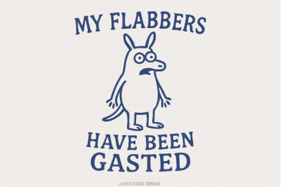 My Flabbers Gasted PNG, Sarcastic Goose Humor, Funny Silly Goose PNG,