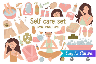 Self Care Doodle Set