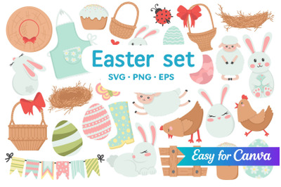 Easter Clipart Set
