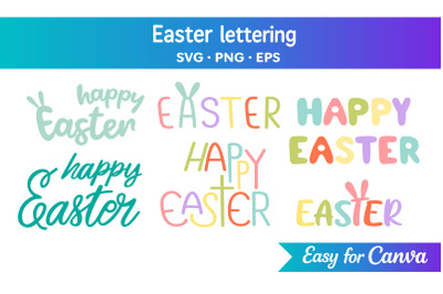 Easter Lettering Set
