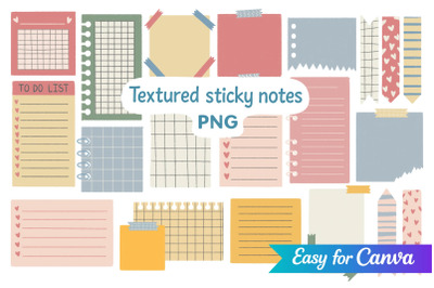 Textured Sticky Notes
