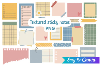 Textured Sticky Notes
