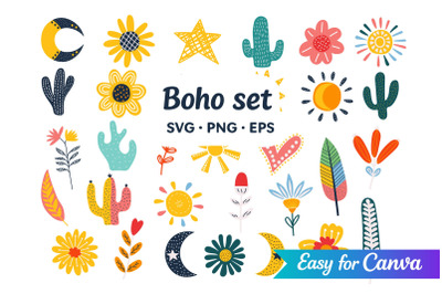 Boho Clipart Bundle