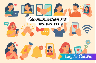 Communication Clipart Set
