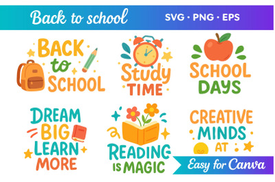 Back to School Lettering
