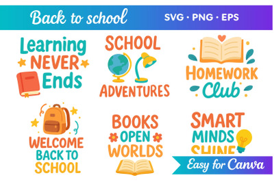 Back to School Lettering