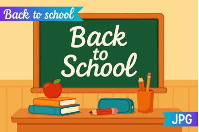Back to School Chalkboard Poster