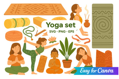Yoga Clipart Pack