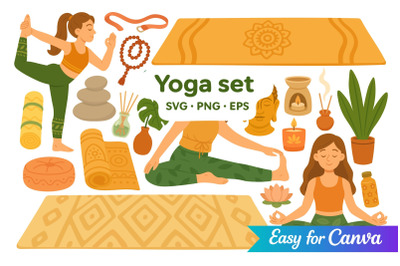 Yoga Clipart Pack