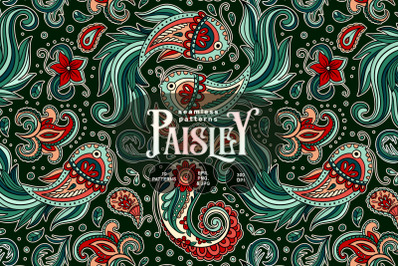 Paisley Seamless Arabesque Patterns