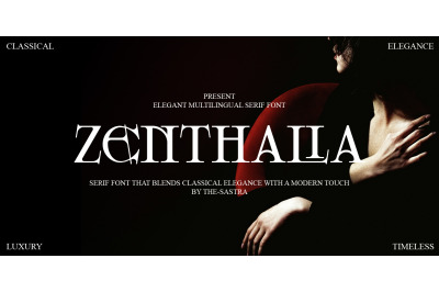 Zenthalia  Elegant Serif Font