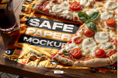 Food Safe Paper Mockups