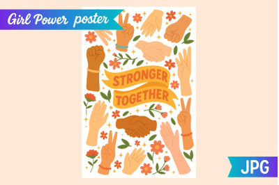 Stronger Together Poster