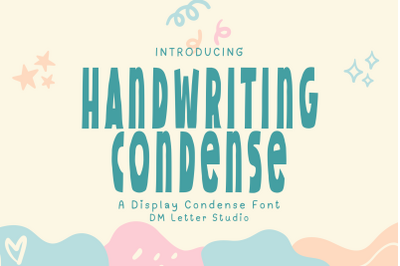 Handwriting Condense