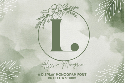 Alyssum Monogram