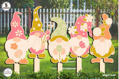 Garden Gnomes Laser Cut Bundle