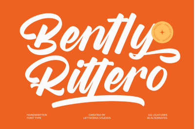 Bently Rittero - Handwritten Font