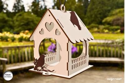 Wooden Birdhouse Laser Cut Design