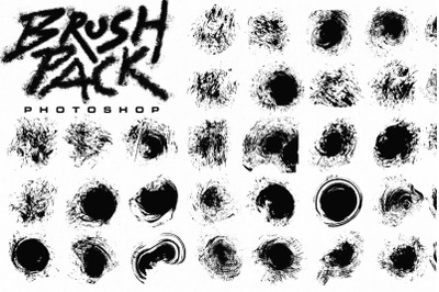 32 Splatter Ink Brushes