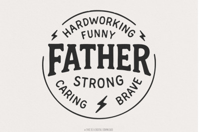 Father&#039;s Day PNG, Best Dad Ever Design, Dad Shirt Sublimation, Digital