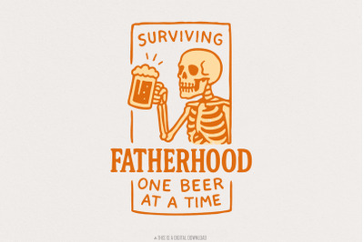 Surviving Fatherhood One Beer At A Time png&2C; Father&amp;&23;039;s Day png&2C; Funny D