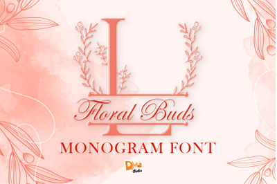 Floral Buds Monogram