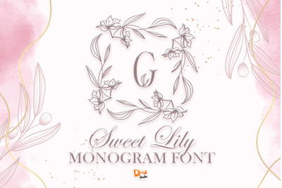 Sweet Lily Monogram