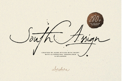 South Assign - Vintage Inspired Font