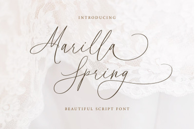 Marilla Spring - Beautiful Script