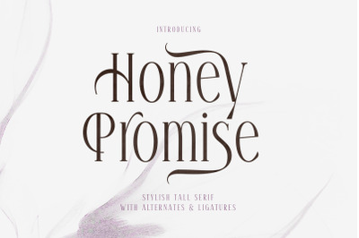 Honey Promise - Stylish Tall Serif