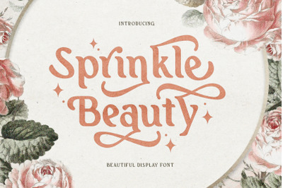 Sprinkle Beauty - Display Bold Font