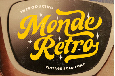 Monde Retro - Vintage Bold Font