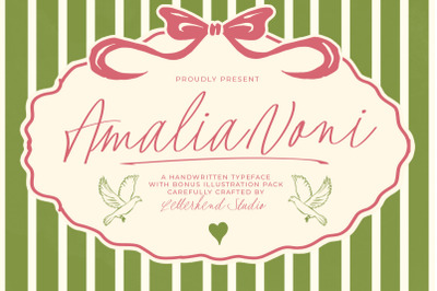 Amalia Noni Handwritten With Doodles