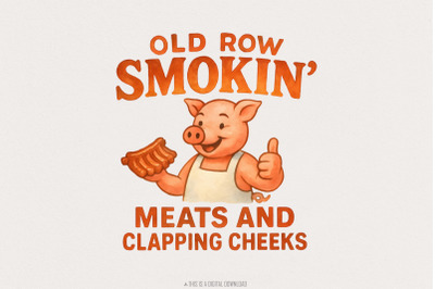 BBQ Enthusiasts Png, Funny Smokin&#039; Meats Design, Summer Cookout Graphi
