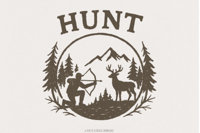 Deer Hunting png, Hunting Png, Hunt png, Hunting Dad png, Hunter png,