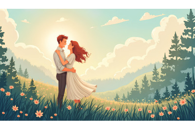 A timeless moment of natures embrace
